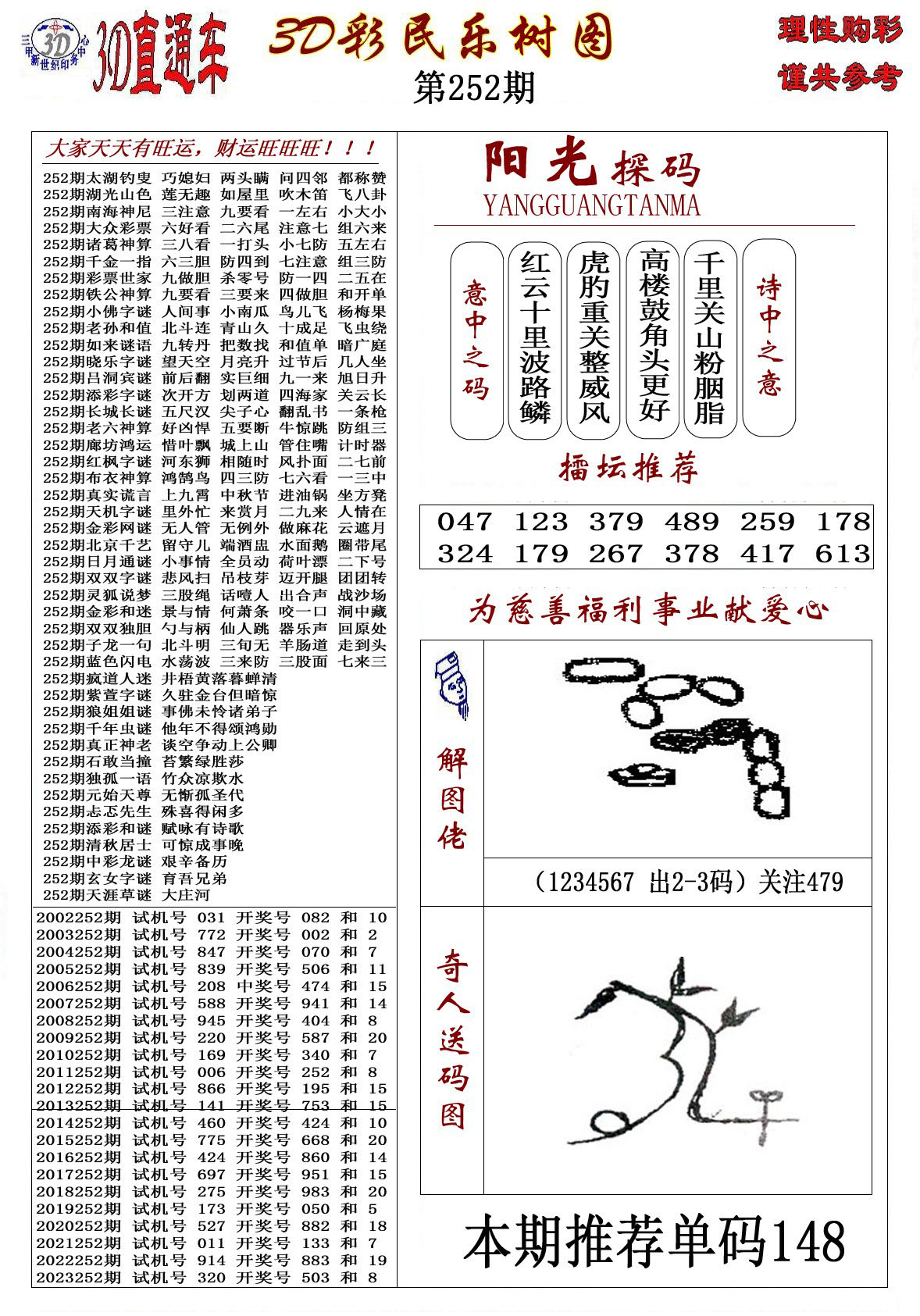 3D彩民乐树图