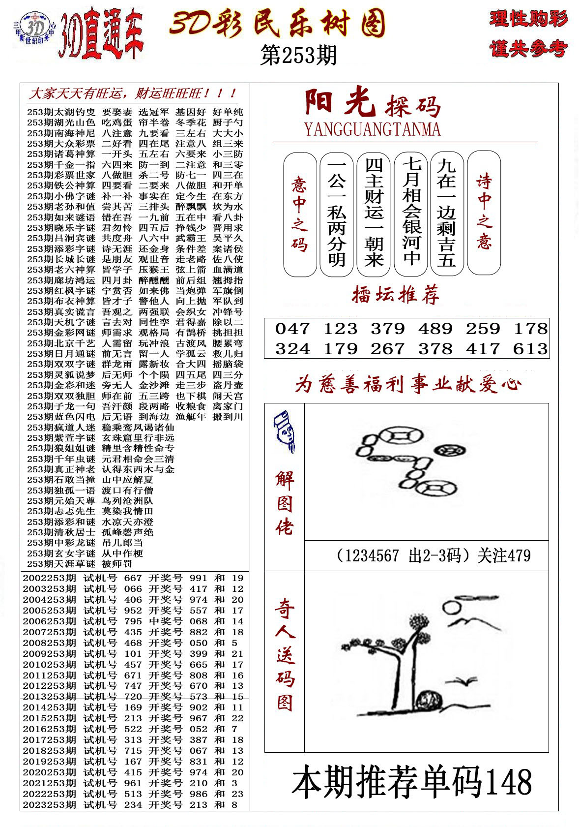 3D彩民乐树图