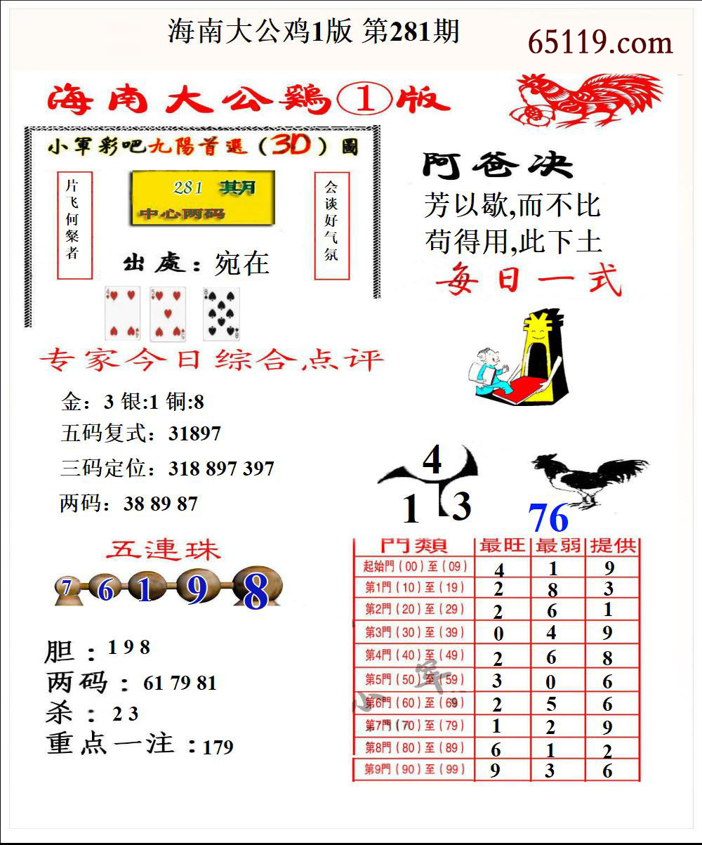 海南大公鸡1版