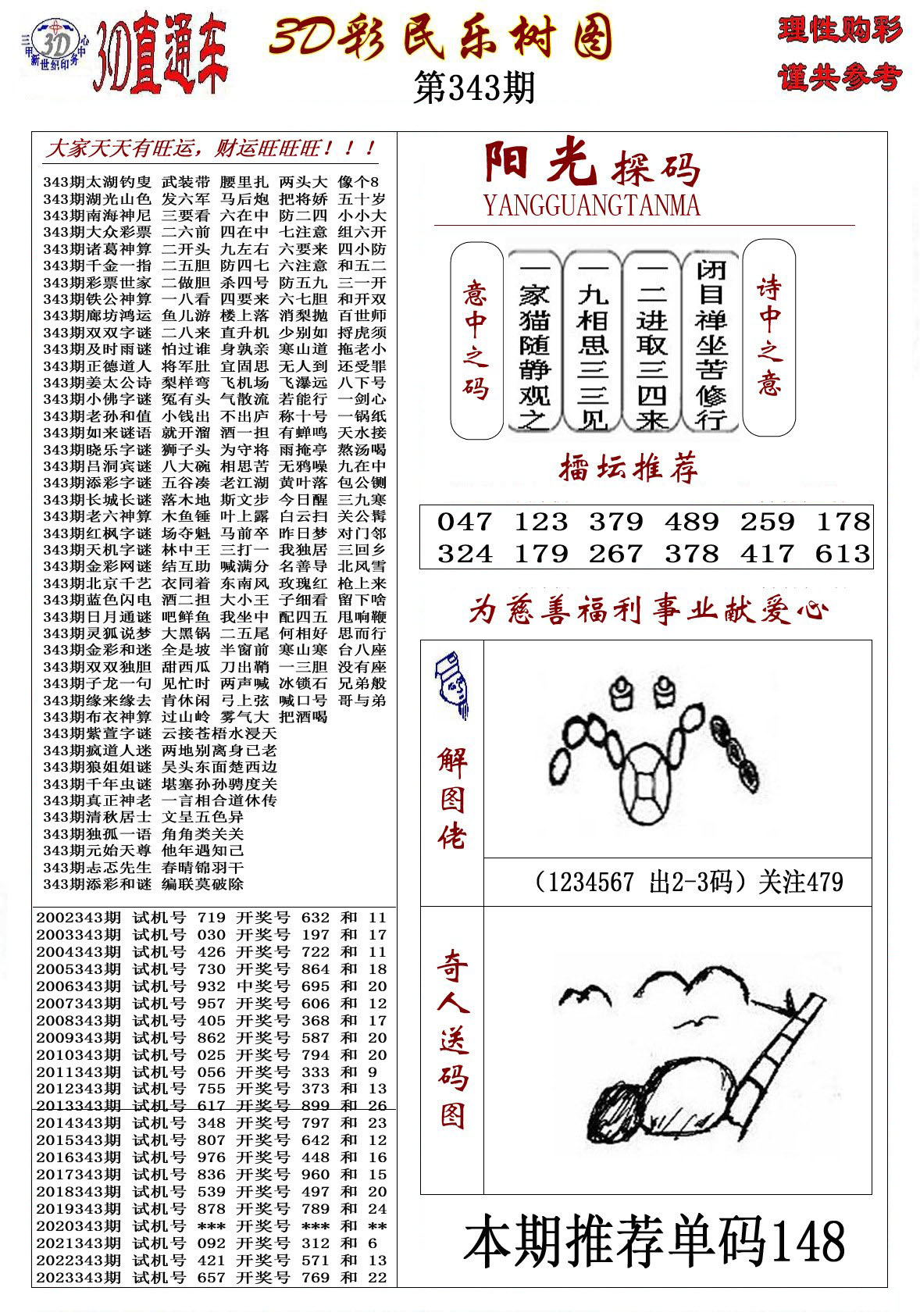 3D彩民乐树图