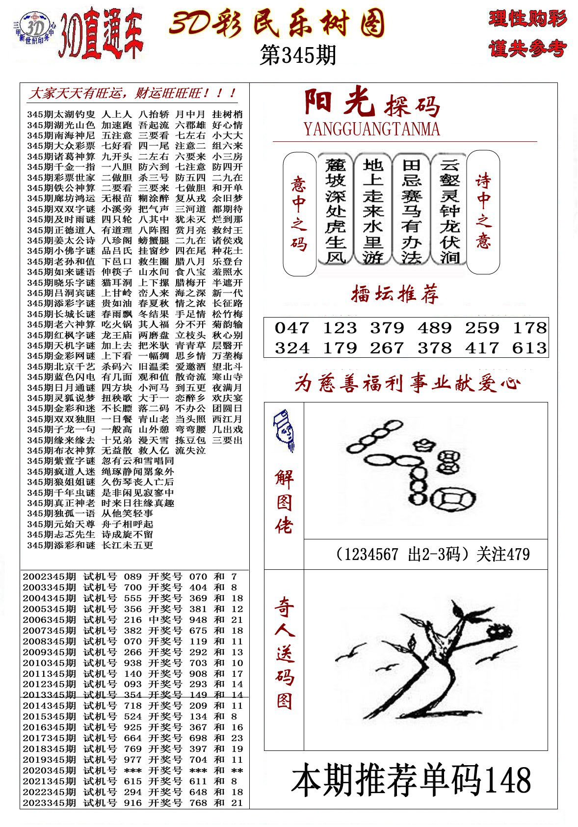 3D彩民乐树图