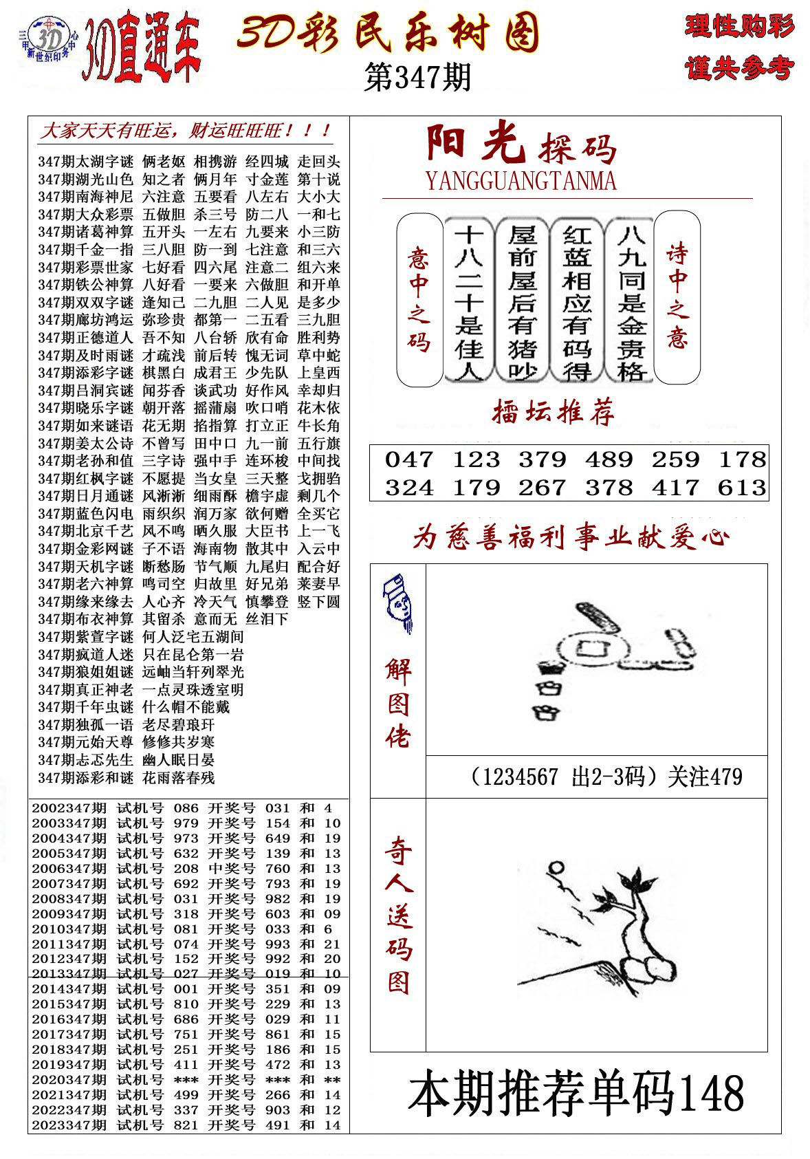 3D彩民乐树图