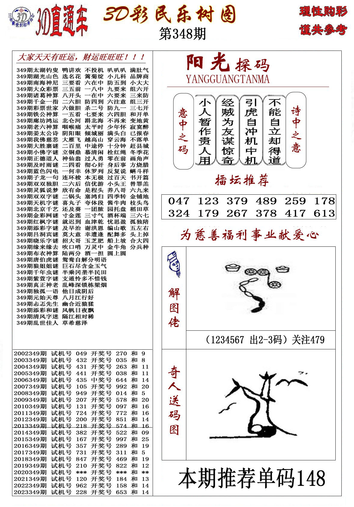 3D彩民乐树图