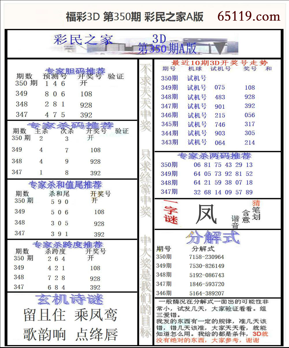 福彩3D彩民之家A版