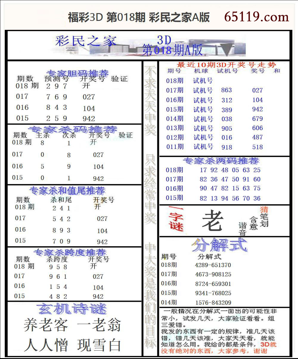 福彩3D彩民之家A版