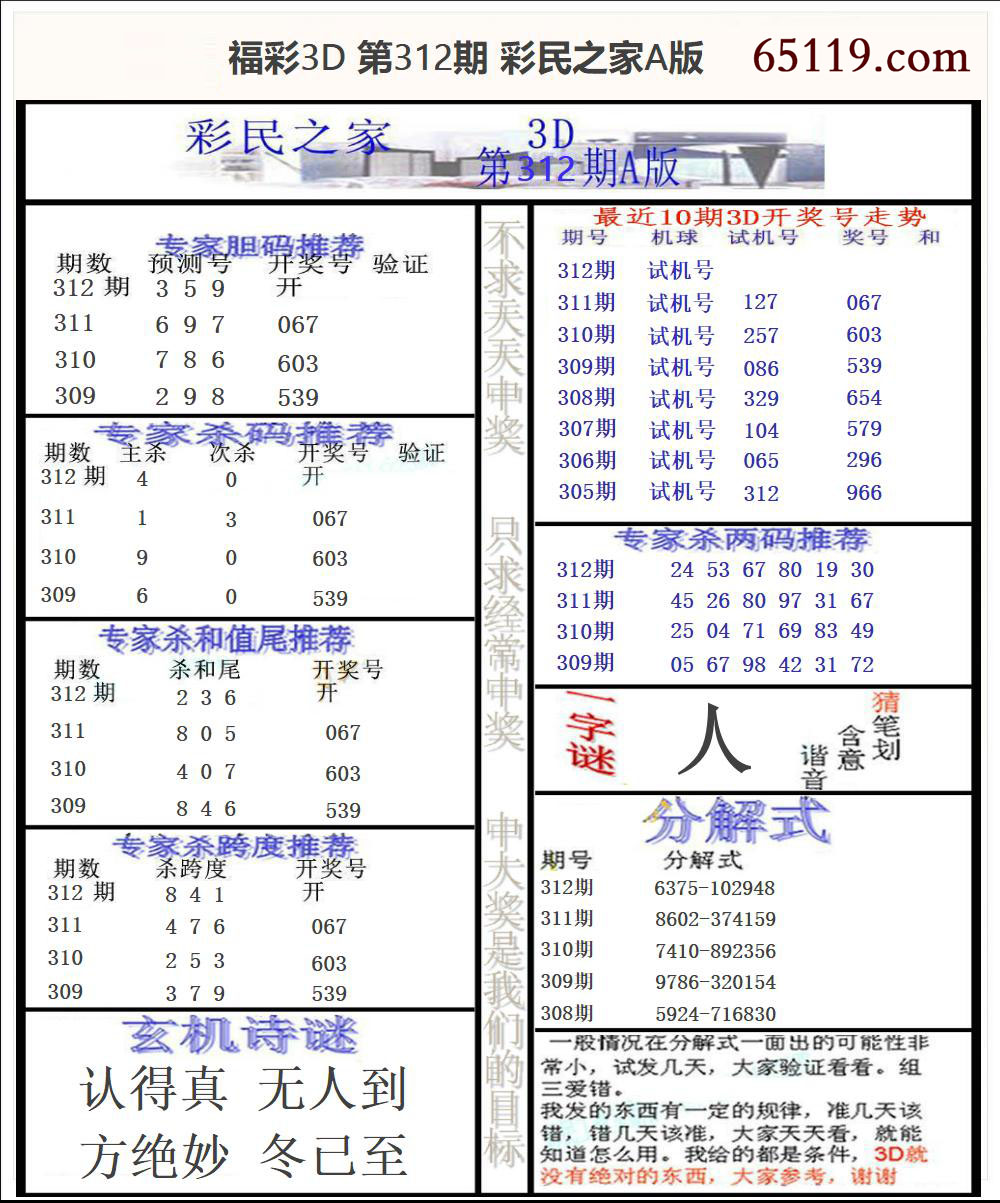 福彩3D彩民之家A版